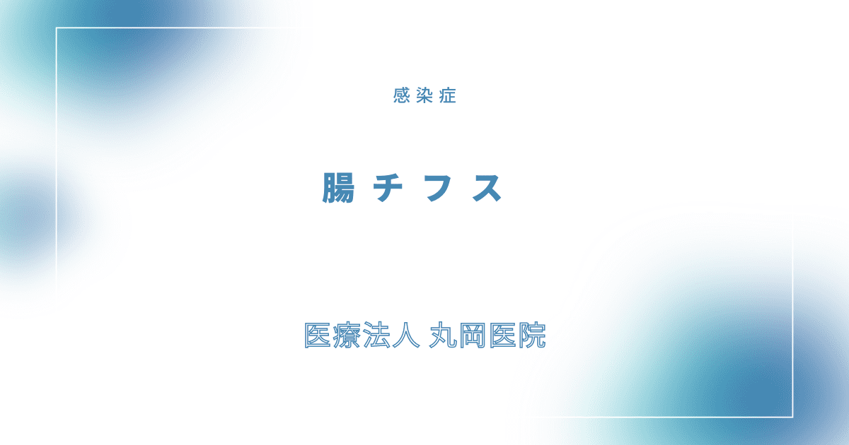 腸チフス – 感染症